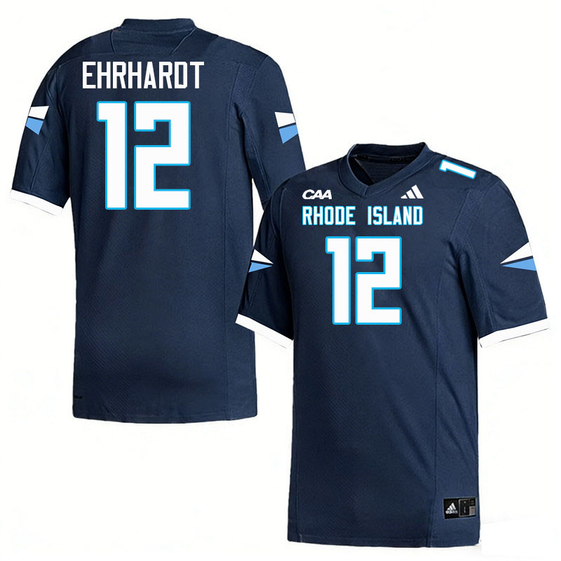 Rhode Island Rams #12 Tom Ehrhardt College Football Jerseys,Uniforms-Navy
